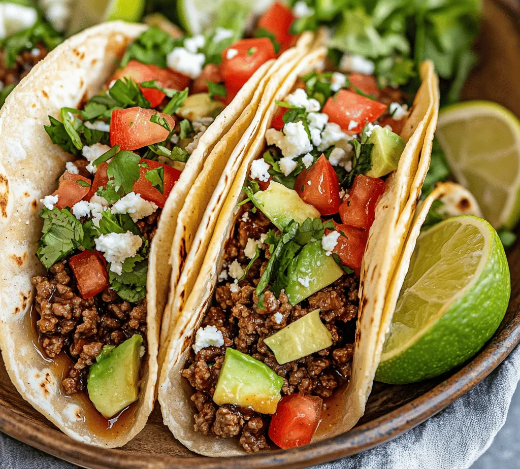 Every great recipe begins with quality ingredients, and the Garlic Butter Honey BBQ Beef Tacos are no exception. Let’s dive into the individual components that contribute to this delicious dish and understand how each one plays a vital role in enhancing the overall flavor profile.