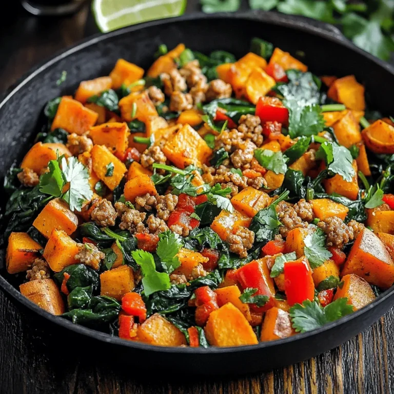 In today’s fast-paced world, finding a healthy yet satisfying meal can often feel like a challenge, especially during busy weeknights. Enter the Ground Turkey Sweet Potato Skillet—a delightful one-pan dish that not only delivers on taste but also offers a myriad of health benefits. This recipe is perfect for those looking to whip up a nutritious dinner without spending hours in the kitchen.