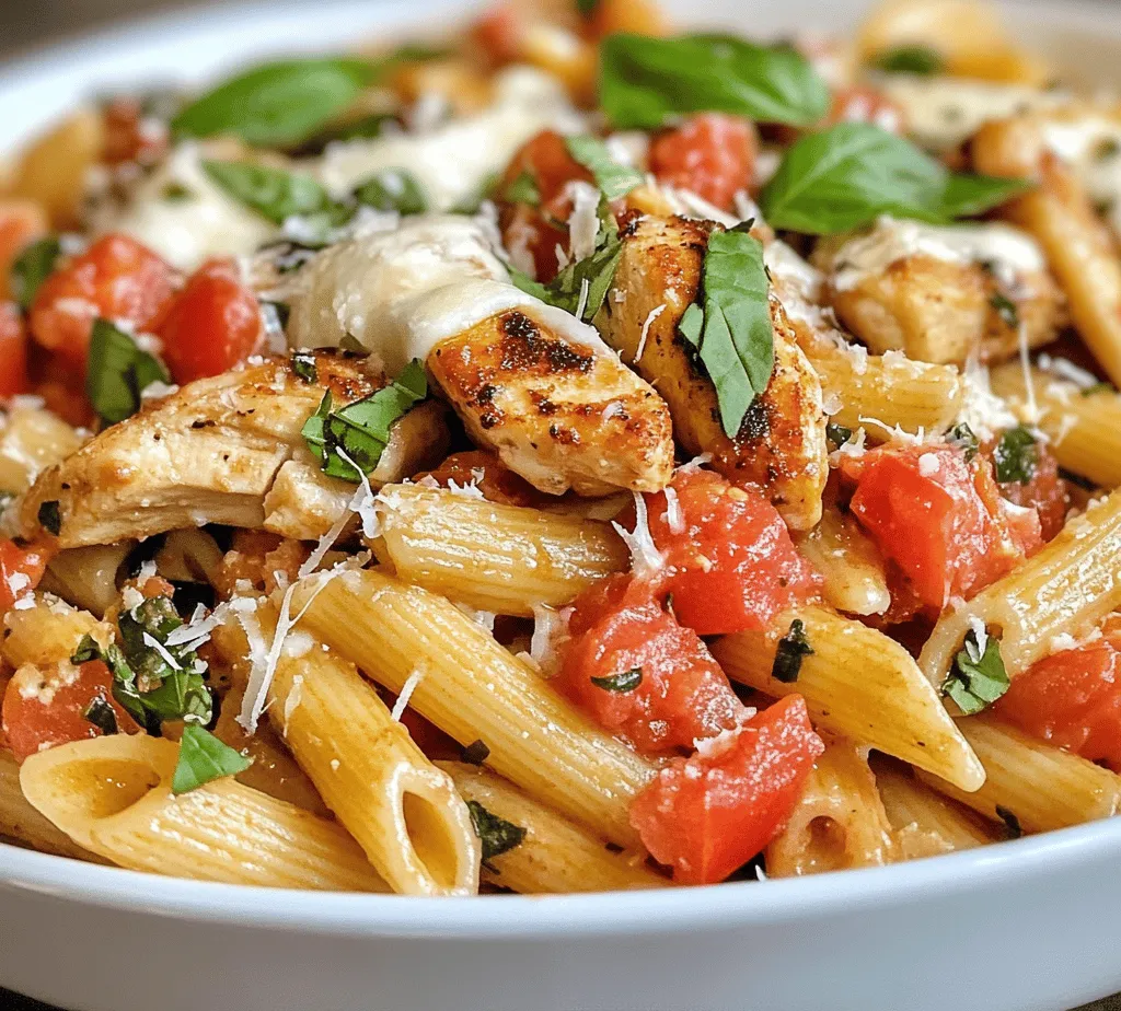 Pasta is undeniably the cornerstone of any pasta dish, and in this recipe, penne pasta takes center stage. Penne is characterized by its tubular shape and angled ends, which provide an excellent surface area for holding sauces and toppings. Its firm texture allows it to be cooked al dente, which means it retains a slight bite, enhancing the overall eating experience. Cooking pasta to this perfect texture is essential, as it will not only complement the other ingredients but also create a satisfying mouthfeel.
