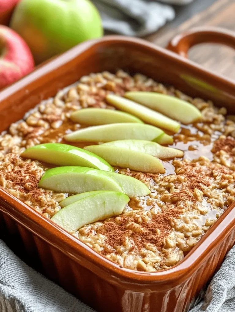 In the world of healthy eating, breakfast often takes center stage. It's the first meal of the day and sets the tone for your nutritional choices. The Irresistible Healthy Apple Oatmeal Breakfast Bake is a perfect embodiment of a nutritious breakfast option that not only tantalizes your taste buds but also fuels your body with essential nutrients. This recipe combines the wholesome goodness of oats and the natural sweetness of apples, creating a delightful dish that is both satisfying and healthy.