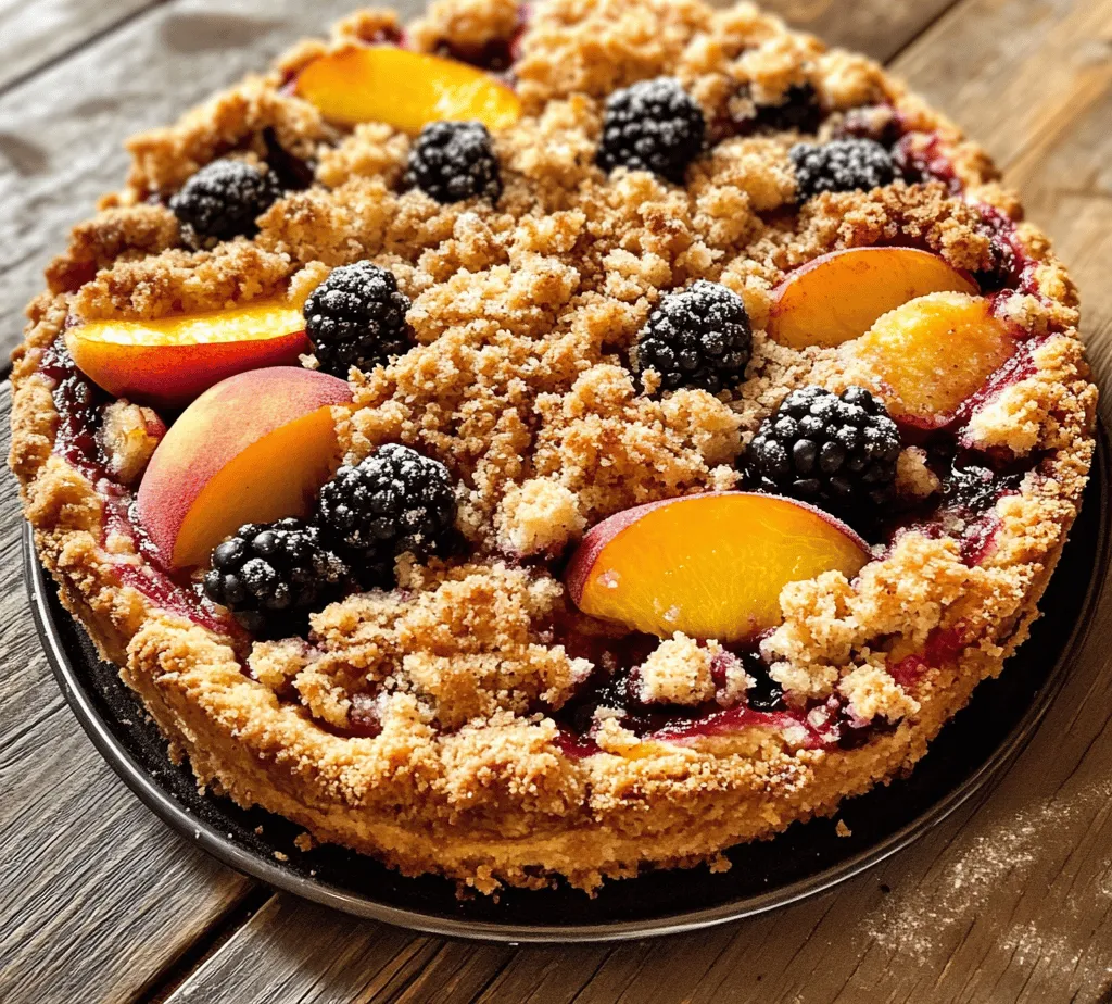 There’s something truly enchanting about the aroma of a freshly baked coffee cake wafting through your home. This Peach Blackberry Coffee Cake Delight combines the sweetness of ripe peaches with the tartness of blackberries, creating a harmonious blend that captivates the senses. Ideal for breakfast, brunch, or an afternoon snack, this delightful treat pairs beautifully with a cup of coffee or tea, making it a versatile addition to any occasion. Whether you’re hosting a casual gathering or simply indulging yourself, this cake promises to impress with its vibrant flavors and moist texture.