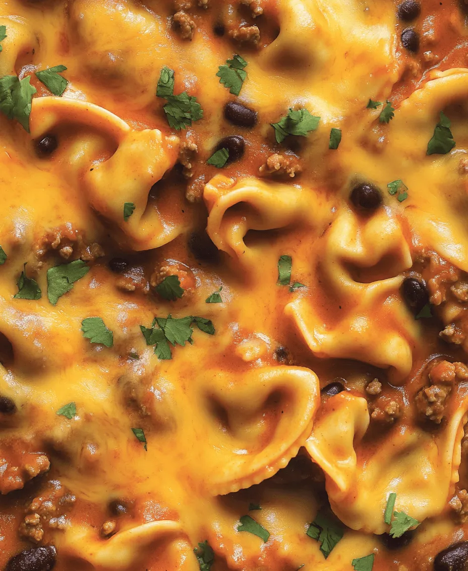 Are you ready to embark on a culinary adventure that tantalizes your taste buds? Introducing Cheesy Beef Enchilada Tortellini—a delightful fusion dish that combines the comforting allure of Italian tortellini with the bold, vibrant flavors of Mexican enchiladas. This innovative recipe is not only a feast for the senses but also a celebration of two beloved comfort foods coming together in perfect harmony. With its creamy cheese-filled pasta enveloped in a rich enchilada sauce, this dish is guaranteed to be a hit at your dinner table, whether it's a busy weeknight or a laid-back gathering with friends and family.