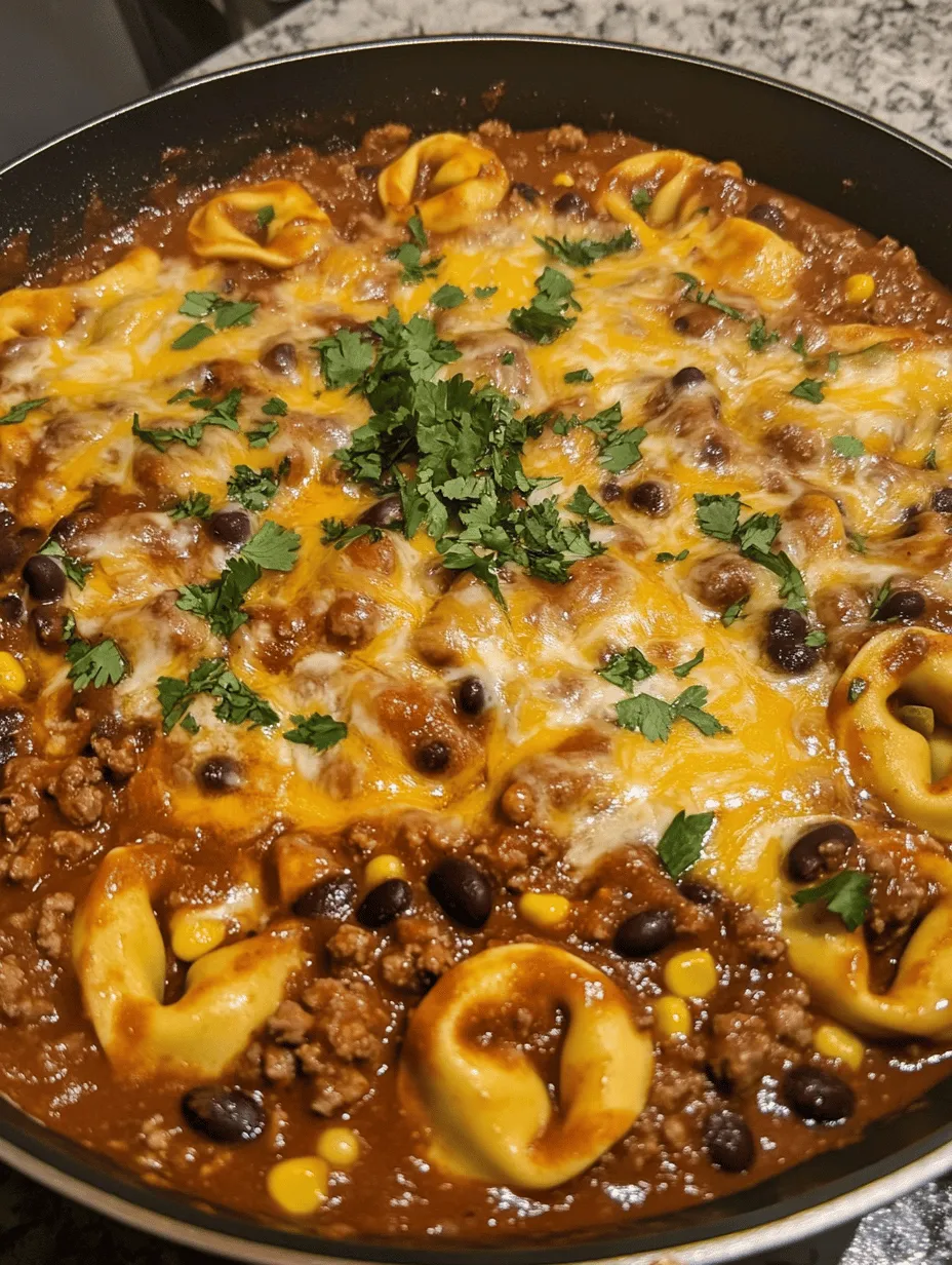 Are you ready to embark on a culinary adventure that tantalizes your taste buds? Introducing Cheesy Beef Enchilada Tortellini—a delightful fusion dish that combines the comforting allure of Italian tortellini with the bold, vibrant flavors of Mexican enchiladas. This innovative recipe is not only a feast for the senses but also a celebration of two beloved comfort foods coming together in perfect harmony. With its creamy cheese-filled pasta enveloped in a rich enchilada sauce, this dish is guaranteed to be a hit at your dinner table, whether it's a busy weeknight or a laid-back gathering with friends and family.