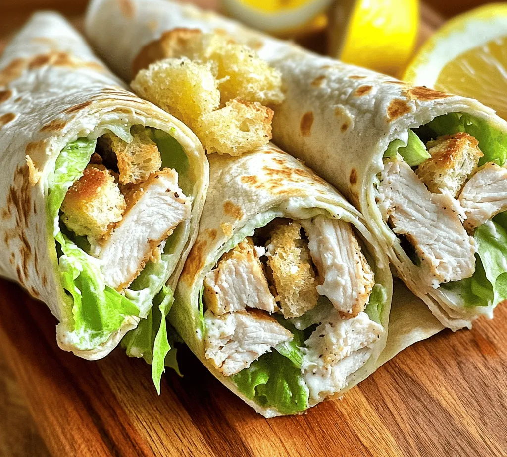 In today's fast-paced world, wraps have emerged as a popular meal option, offering a delightful combination of taste, convenience, and versatility. Whether you’re rushing between meetings, enjoying a picnic, or preparing a quick dinner at home, wraps can be a satisfying answer to your culinary needs. Among the myriad of wrap choices available, the Chicken Caesar Delight stands out as a delicious and nutritious option that beautifully marries the classic flavors of a Caesar salad with the portability of a wrap.
