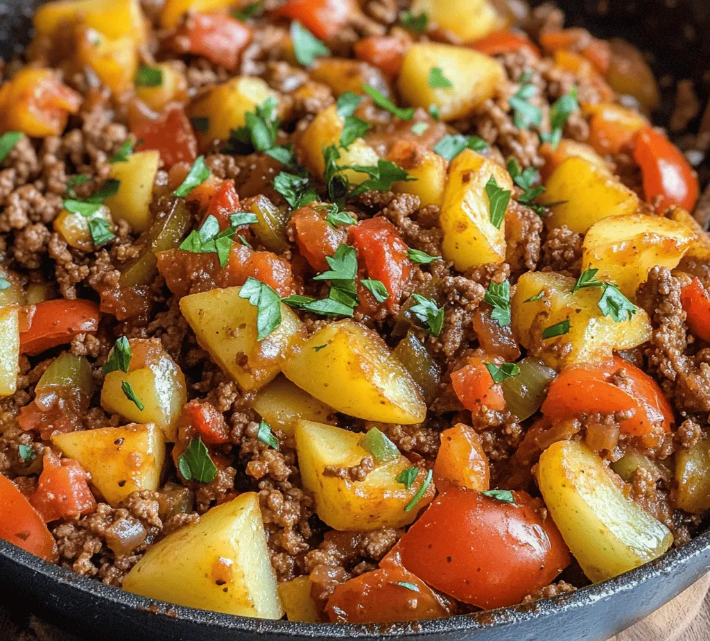 When it comes to comforting meals that check all the boxes for flavor, ease of preparation, and versatility, few dishes can compete with the beloved Ground Beef and Potatoes Fiesta. This hearty one-pan meal is a true crowd-pleaser, perfect for busy weeknights or casual family gatherings. With its rich, savory flavors and satisfying texture, this dish is sure to become a staple in your culinary repertoire.