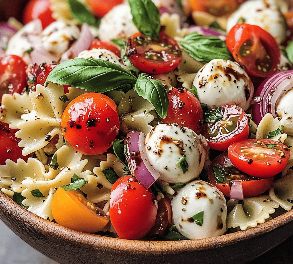 Pasta salads are a staple in culinary traditions around the world, loved for their versatility and ability to serve as both a side dish and a main course. As the warm months approach, these salads shine brightly, showcasing fresh, vibrant ingredients that capture the essence of summer. The Vibrant Bruschetta Pasta Salad is the perfect embodiment of this concept, bringing together the delightful flavors and textures reminiscent of classic bruschetta in a light, satisfying pasta dish.