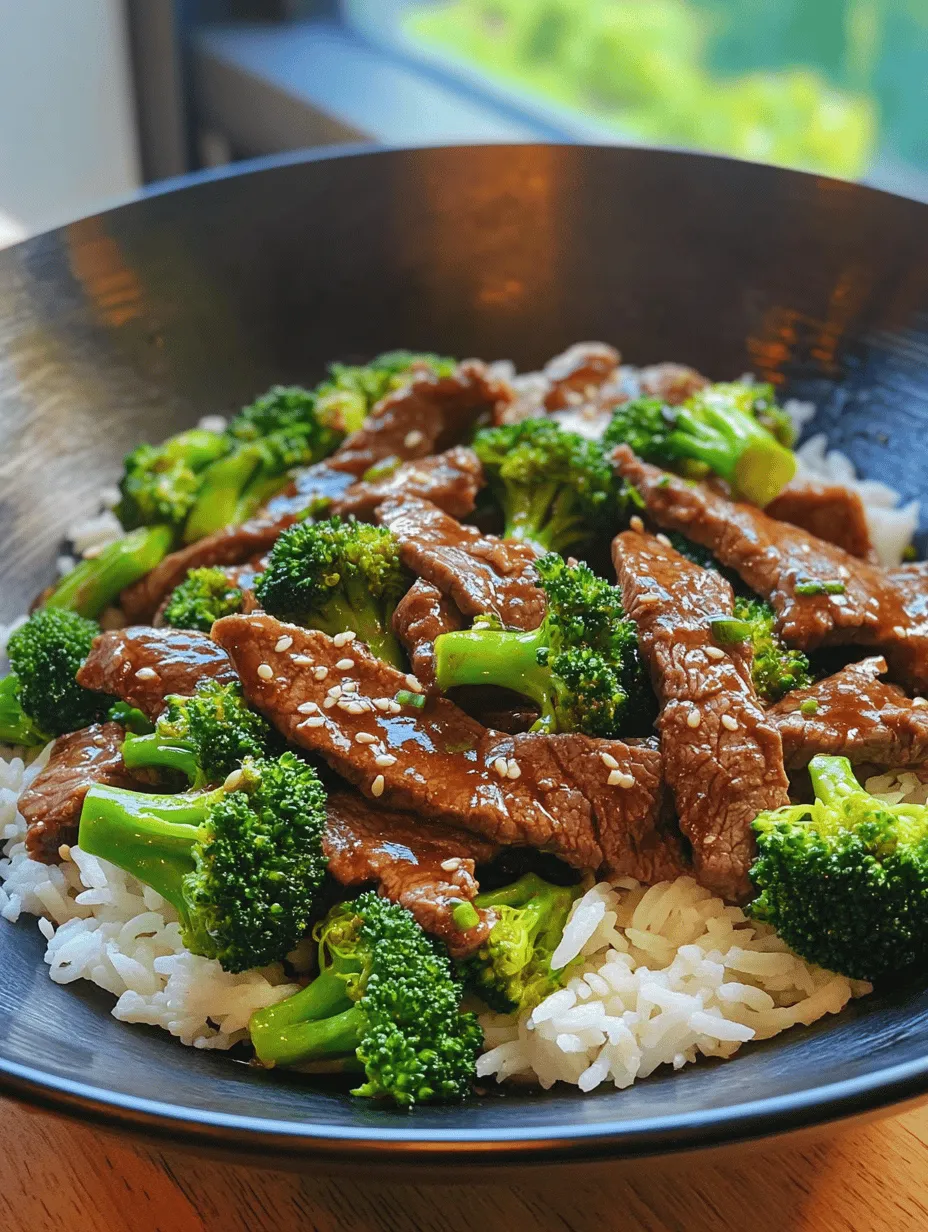 Stir-Fried Harmony: Chinese Beef and Broccoli is a culinary delight that brings the vibrant flavors of Chinese cuisine into your kitchen. This dish is not only celebrated for its delectable taste but also for its quick preparation time, making it a perfect choice for busy weeknights. With its colorful presentation and pleasing contrast of textures, Chinese Beef and Broccoli has become a staple in many households, showcasing how a simple meal can be both nutritious and satisfying.