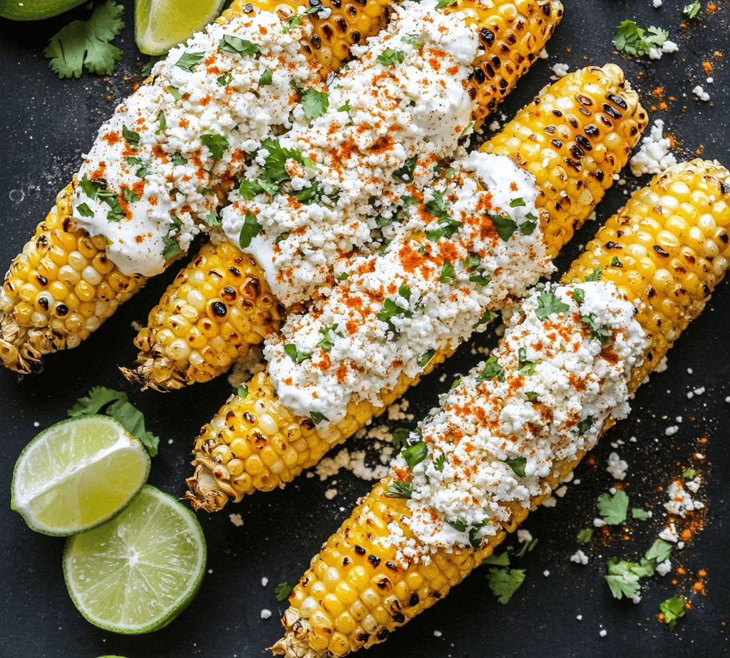 Mexican street corn, known as 