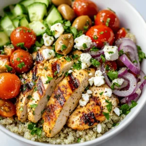 Creating the perfect Mediterranean-Inspired Lemon-Dill Chicken Bowls begins with high-quality ingredients that enhance the dish's flavor and nutritional value. Each component plays a significant role in contributing to the overall taste and health benefits of the meal. Let's take a closer look at the main ingredients and their individual contributions to this delightful recipe.