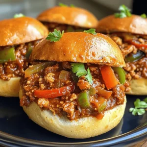 If you're looking to spice up your weeknight dinners, look no further than the Cajun Chicken Sloppy Joes. This recipe takes the nostalgic comfort of traditional sloppy joes and gives it a flavorful Cajun twist that’s sure to impress your family and friends. Picture tender ground chicken simmered in a zesty sauce, enveloped in a soft bun—it's a dish that marries rich flavors and satisfying textures. The bright and bold profiles of Cajun seasonings infuse this dish with a unique character, making it a delightful departure from the standard fare.