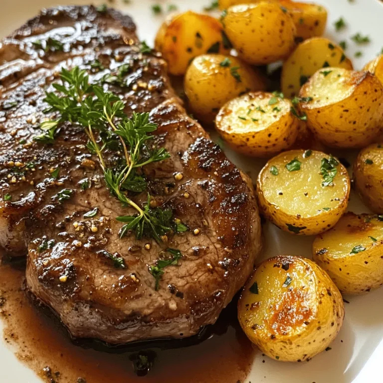 If you’re searching for a meal that perfectly balances comfort and indulgence, look no further than the savory garlic butter steak and potatoes. This dish combines succulent ribeye steaks with crispy, buttery potatoes infused with the aromatic flavor of garlic and fresh herbs. Whether it’s a casual weeknight dinner or a special occasion, this recipe offers both simplicity and sophistication, making it a staple in many kitchens.