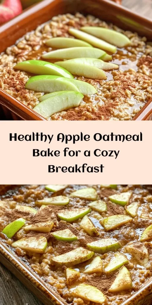 Start your day with this irresistible Healthy Apple Oatmeal Breakfast Bake! Packed with wholesome ingredients like rolled oats, fresh apples, and a hint of cinnamon, this dish is both delicious and nutritious. It's easy to prepare and perfect for meal prep, making it a great option for busy mornings. Enjoy warm, topped with yogurt or a drizzle of maple syrup, or savor it on its own. A delightful way to fuel your day! 🍏🍽️